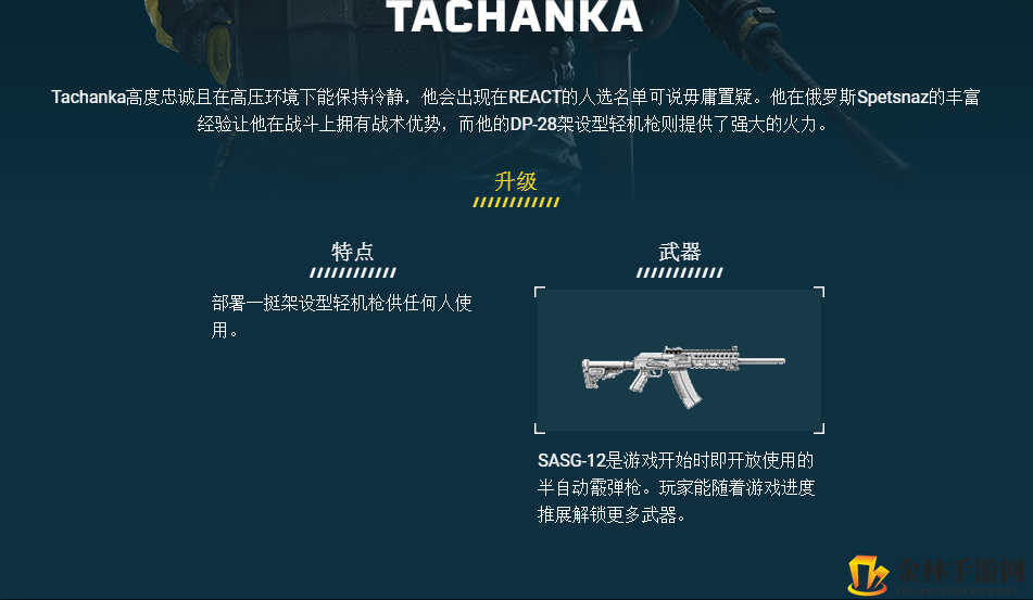 《彩虹六号：异种》TACHANKA干员介绍